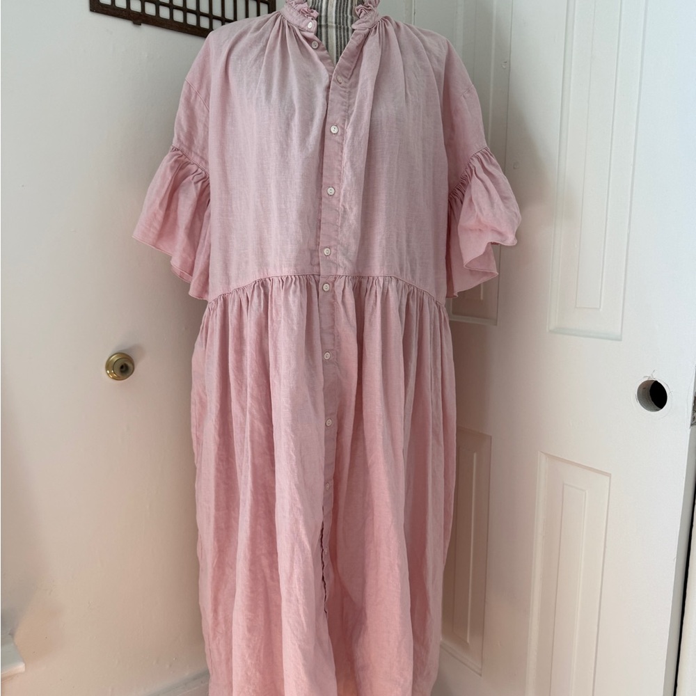 Nest Robe Pink Ruffle Dress